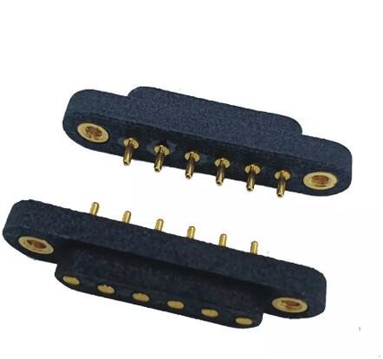 PCB Connector Magnetic POGO Pin Waterproof Spring Loaded 15mm Female