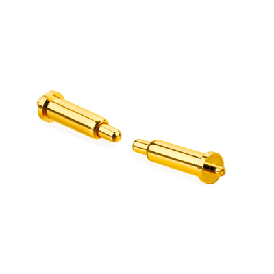 Spring Loaded Usb Pcb Mount Pogo Pins Male Female 2.7mm Golden Plating