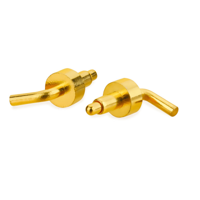 2.5mm Pogo Pin Right Angle Male Female Data Transmissioin Spring Loaded Battery Connector