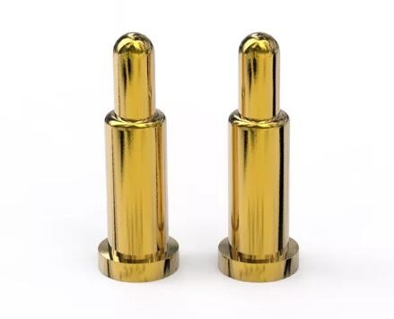 High Current SMT Brass Contact Pogo Pin Smd Gold Plating For Medical Equipment