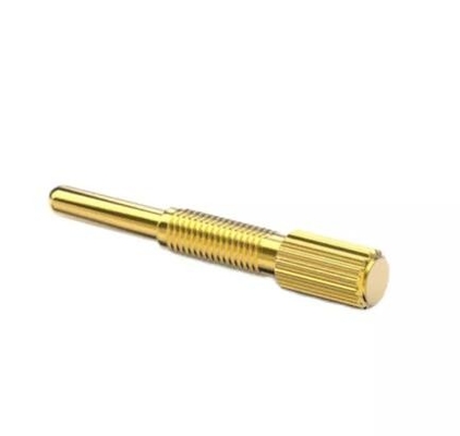 12A Threaded POGO Pins Screw M4 Brass Spring Loaded Connectors Surface Mount