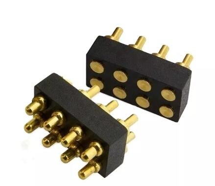 5p 12p Spring Test Probe Pogo Pin On Connector Gold Plated Brass Pogo Pin 15mm