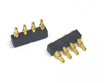 Powerful Pogo Pin Usb Connector Gold Plated Solder Waterproof 2 Pin