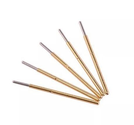 DIP T Spring Loaded Micro Coaxial Pogo Pins Gold Plated 1A