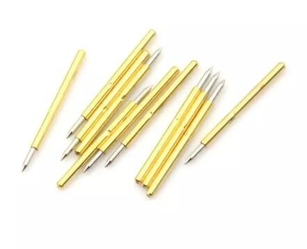 3MM PCB Terminal SMT Probe POGO Pin Waterproof Brass Gold Plated Dip