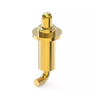Metal Terminal Through Hole Right Angle POGO Pin Header 20A SGS