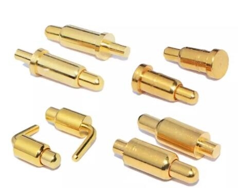 2.54mm Brass Right Angle POGO Pin 1 X 4 Pin Pogo Connector TS16949