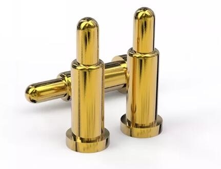 Insulated 2.54mm 3 Pin Pogo Connector SMT  3.5 Pitch DIP Spring Loaded