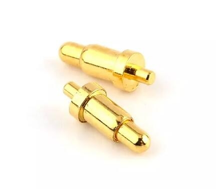 Charging Double Row 5P 6P 8P Brass SMD Pogo Pins Magnetic Gold Plated Connector