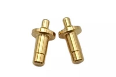 2P 3P 4P SMD Waterproof Magnetic Gold Plated Brass 6 Pin Pogo Connector