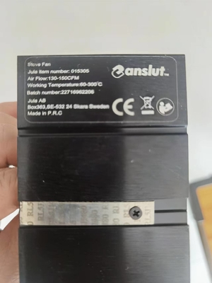 OEM ODM Heat Powered Stove Fan 0.01mm Alu. ABS Home Application