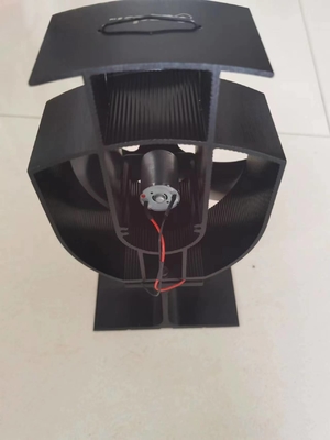 OEM ODM Heat Powered Stove Fan 0.01mm Alu. ABS Home Application