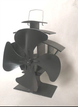 OEM ODM Heat Powered Stove Fan 0.01mm Alu ABS Home Application