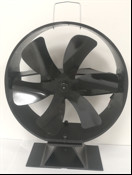 OEM ODM Heat Powered Stove Fan 0.01mm Alu ABS Home Application