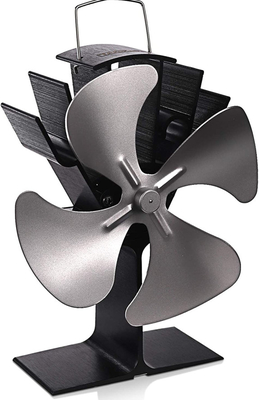 OEM ODM Heat Powered Stove Fan 0.01mm Alu ABS Home Application